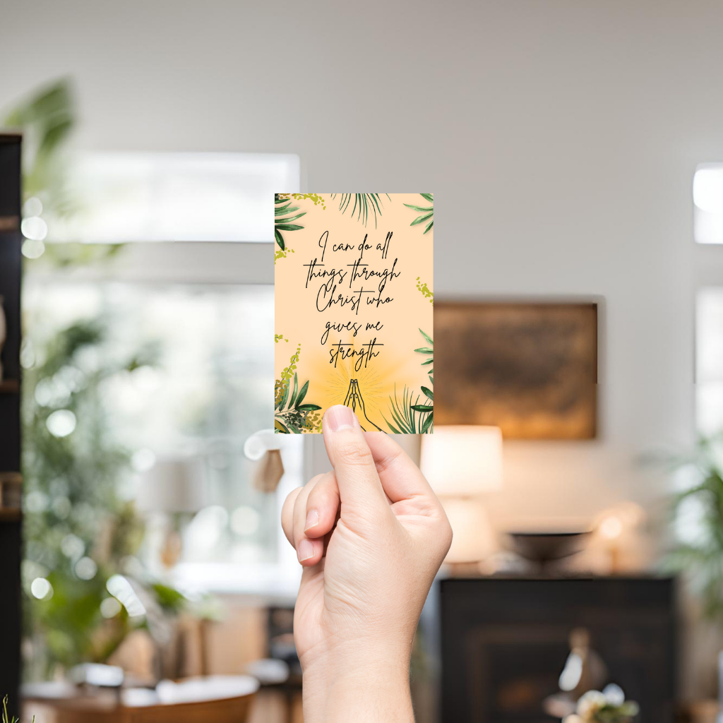 25 Christian Affirmation Cards | Digital Download